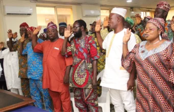 APC Chairman Adeyemo Charges New Oyo LG Party Chairmen on Loyalty, Fairness